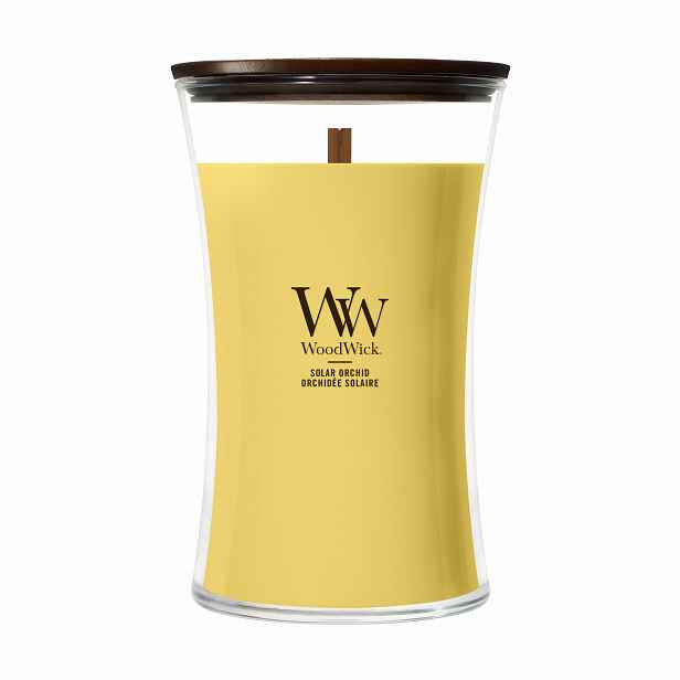 Velká vonná svíčka WoodWick Solar Orchid