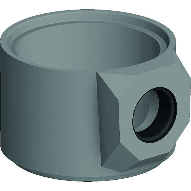 Skruž uliční s výtokem KASI TBV-Q 3AP/450/350 s výtokem DN 150 PVC