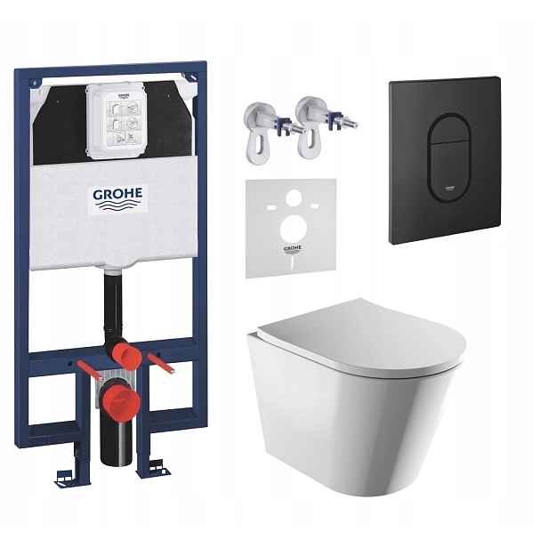 7v1 Wc Set, Stelaz Grohe Slim Wc Mísa Rim Silent Omnires Tlačítko