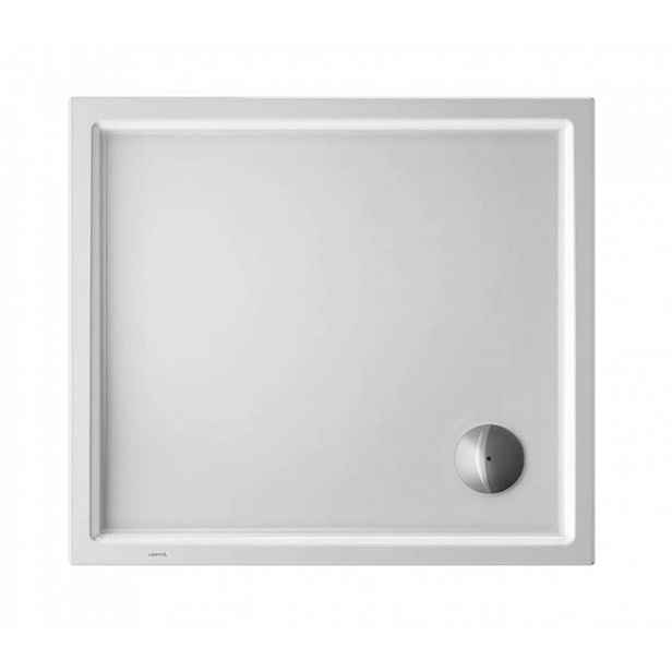 Duravit Starck Slimline - Sprchová vanička 90x80 cm, Antislip, bílá 720118000000001