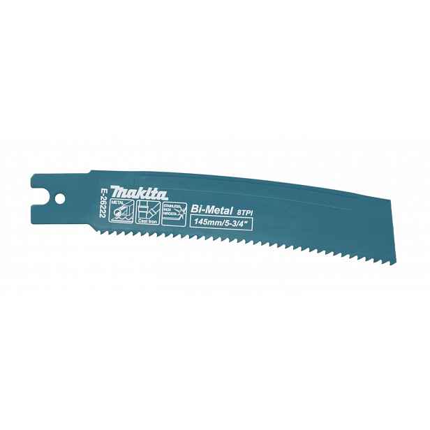 Makita - Sada pilových plátků na kov 8 TPI, délka 145 mm, 5 ks E-26222