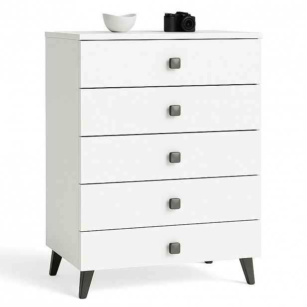 RAUMHIRSCH FURNITURE KOMODA Bílá, černá 89/60/37