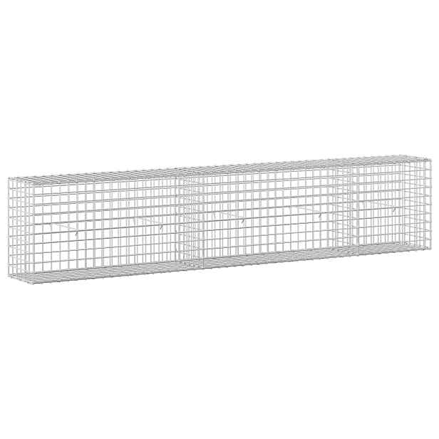 vidaXL Gabion s drátem 5 mm a síťkou 5x5 cm 250x30x50 cm