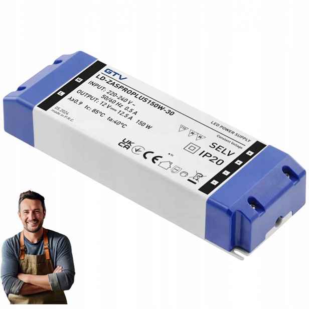 Led zdroj Gtv 12V/150W LD-ZASPROPLUS150W-30