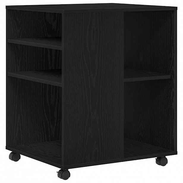 vidaXL Úložná skříňka 60 x 53 x 72,5 cm Kompozitní dřevo Černý dub