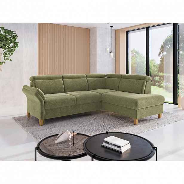 Sit & More ROHOVÁ SEDAČKA, textil, světle zelená