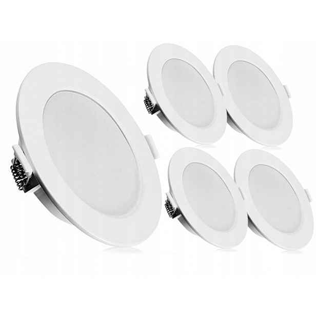 5x Lampa Zápustné svítidlo Panel Svítidlo Slim Led 6W Barva Studená 6500K