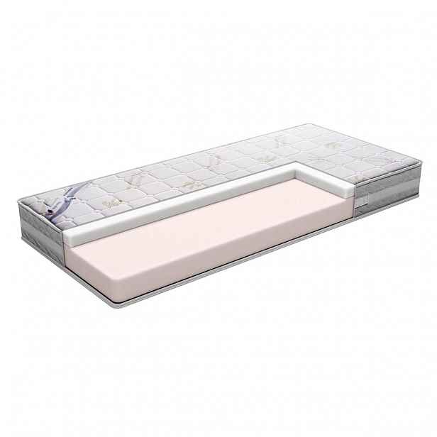 Pohodlná matrace s paměťovou pěnou s aromaterapií pro klidné usínání Essence Grey, 100x200 cm