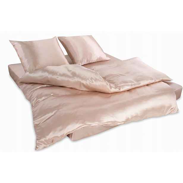 Povlečení povlečení Klara 160x200 béžové 100% hedvábí