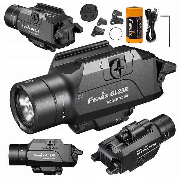 Taktická svítilna Fenix GL23R Fenix 1200 lm Set