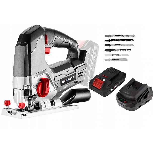 Graphite Pila Akumulátor 4AH Energy+ 18V 58G011 Set Pilové Listy