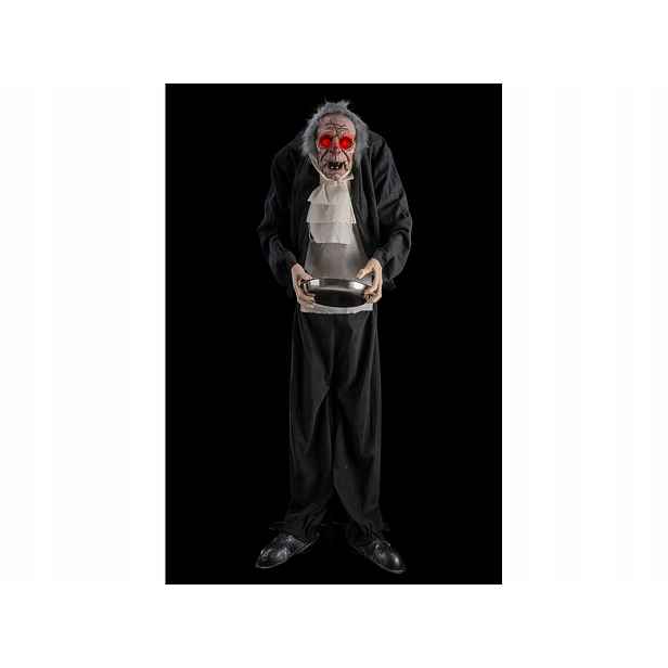 Stojací dekorace Lokaj Halloween 153 cm