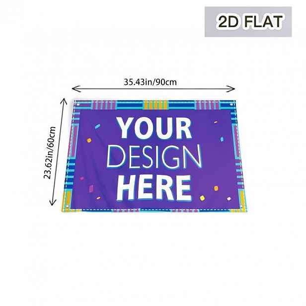 TEMU 1 ks Vlastní vlajka 3x5 stop, 1 ks Personalizovaný banner s vaším a textem, Živý červeno-bílý design, UV odolný polyester, Dekorace na vnitřní a
