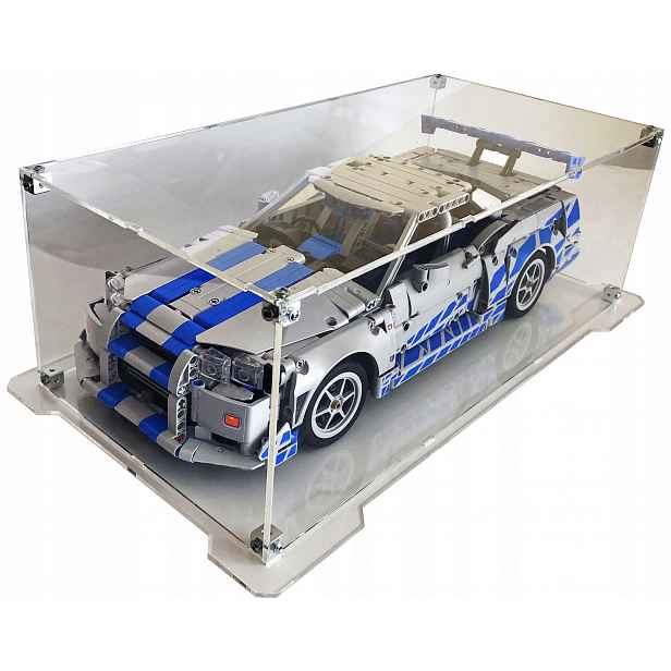 Vitrína s podstavcem pro stavebnici Lego 42210 Technic Nissan Skyline Gt-r (34)