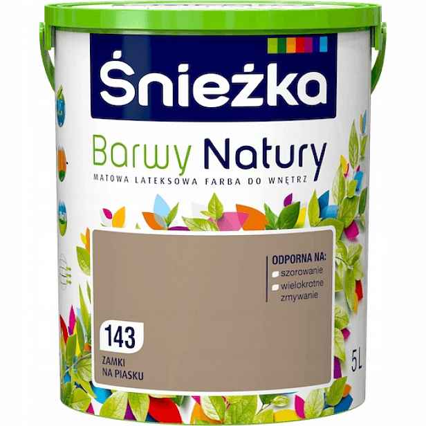 Barva na stěny Barvy přírody 5 l 143 Zámky na písku
