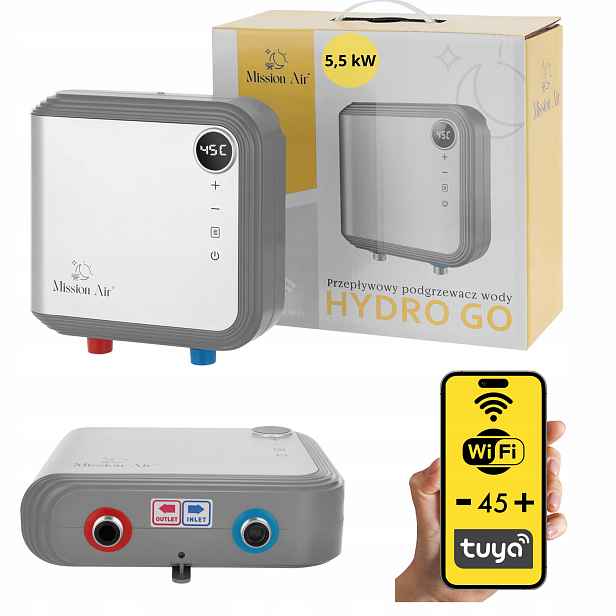Elektrický průtokový ohřívač vody 5,5 kW