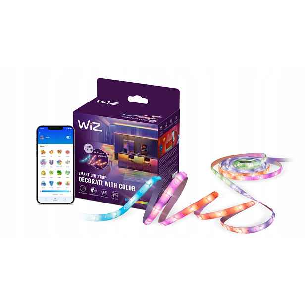 Led pásek Rgbic 4 m Inteligentní Smart WiFi Bluetooth Aplikace WiZ