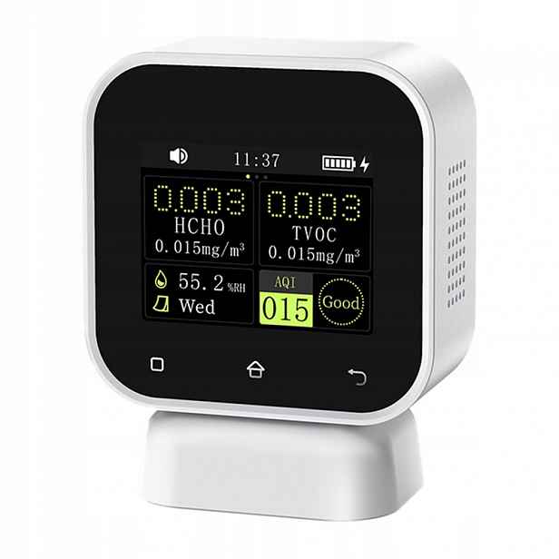 Monitor kvality vzduchu v místnostech 4v1 Detektor formaldehydu s technologií Ecr