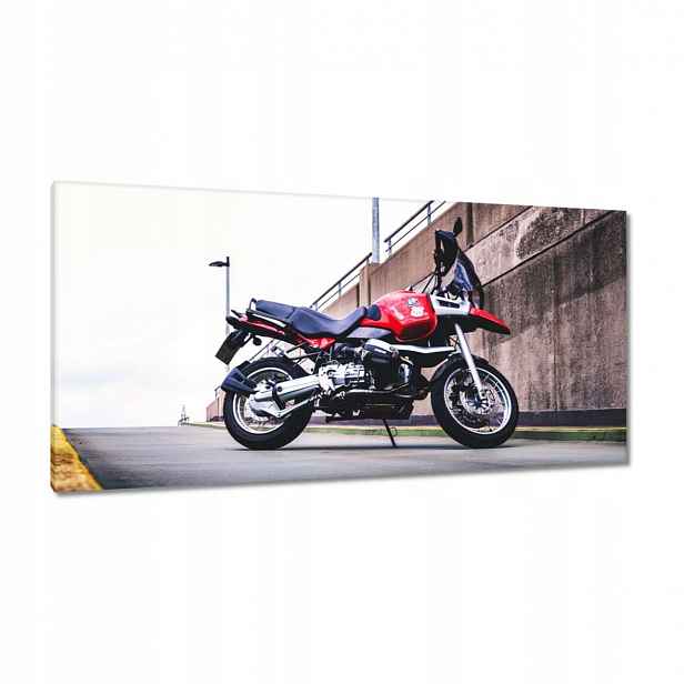 Obrazy 115x55 Červený motocykl Bmw