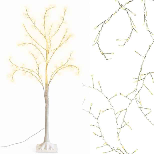 Zahradní dekorace Stromek Vánoční ozdoba do domu 180 Led 150 cm
