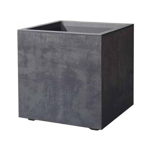 Deroma květináč Cubo Millennium Antracit 39 cm