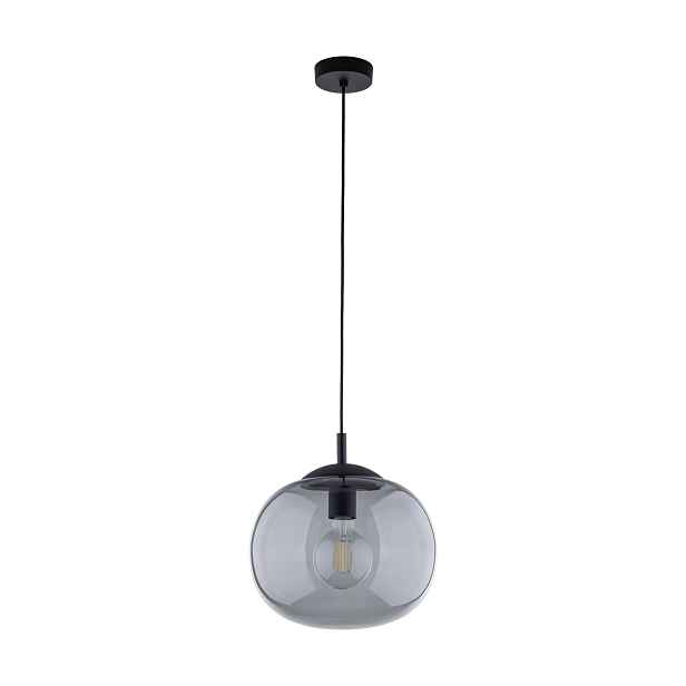 Závěsná lampa Vibe 30 grafit Tk Lighting 4837 E27 skleněné stínítko obývací pokoj stůl