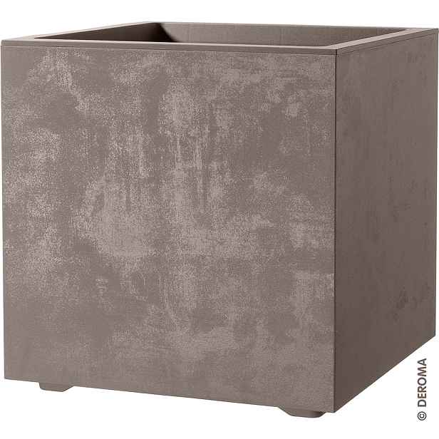 Deroma květináč CUBO Millennium 49cm Sandstone - kolečka