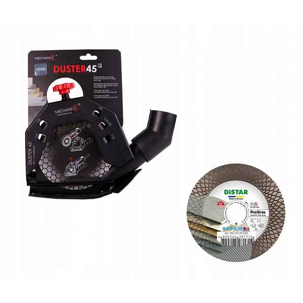 Sada Duster 45+Kotouč Distar Pro Gres 125 mm