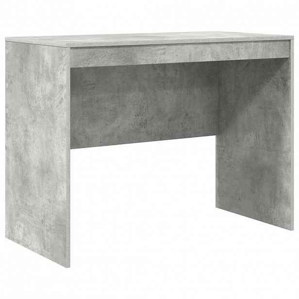 vidaXL Stůl Betonově šedá 100 x 50 x 76 cm