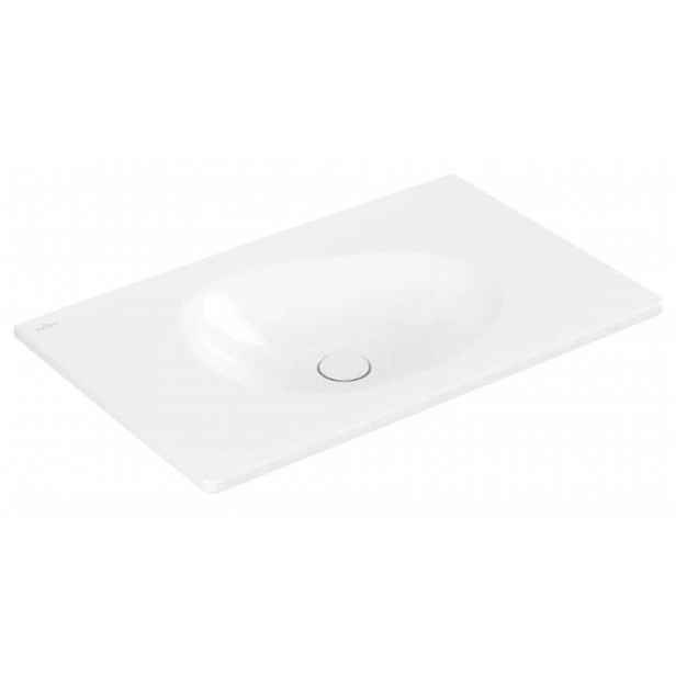 Villeroy & Boch Antao - Umyvadlo nábytkové 80x50 cm, bez přepadu, bez otvoru pro baterii, CeramicPlus, alpská bílá 4A7583R1