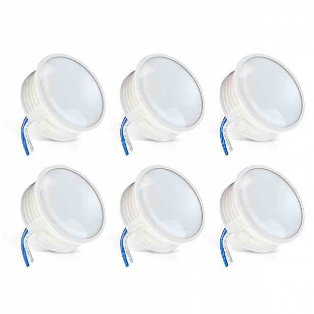 Sada 6x Led modul Insert 6,5W 4000K Milky