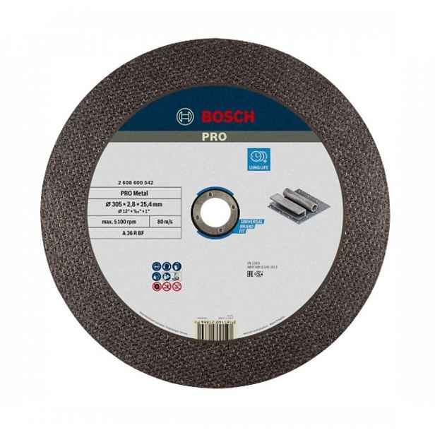 Bosch - Řezný kotouč na kov 305x25,4 mm 2608600542