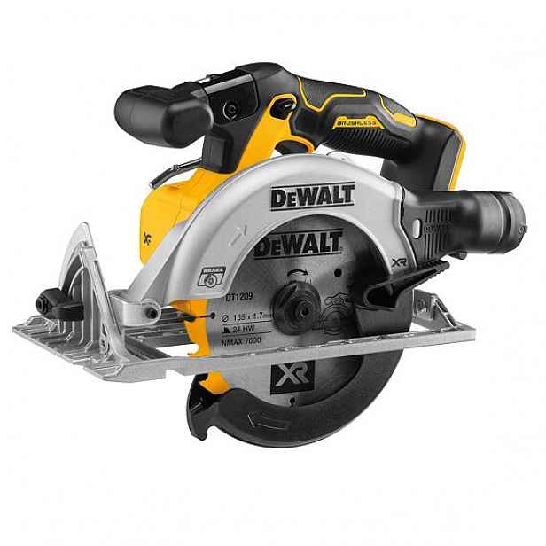 DeWalt DCS565N aku okružní pila 18V, 165mm, prořez 55mm, bez baterie