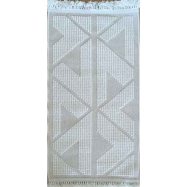 Koberec smyčkový 80x150 cm plochý, vnější strana plochá, boho