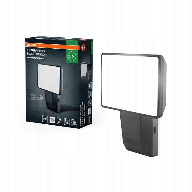 Led reflektor Snímač pohybu a soumraku 15W 4000K 1500lm IP55 Endura