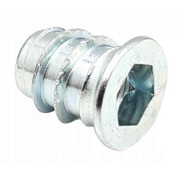 Nátrubek s přírubou M10x14x20 mm – ocel – sada 100 ks