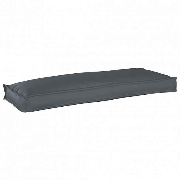 vidaXL Polštář Antracit 110 x 40 x 8 cm Oxford látka