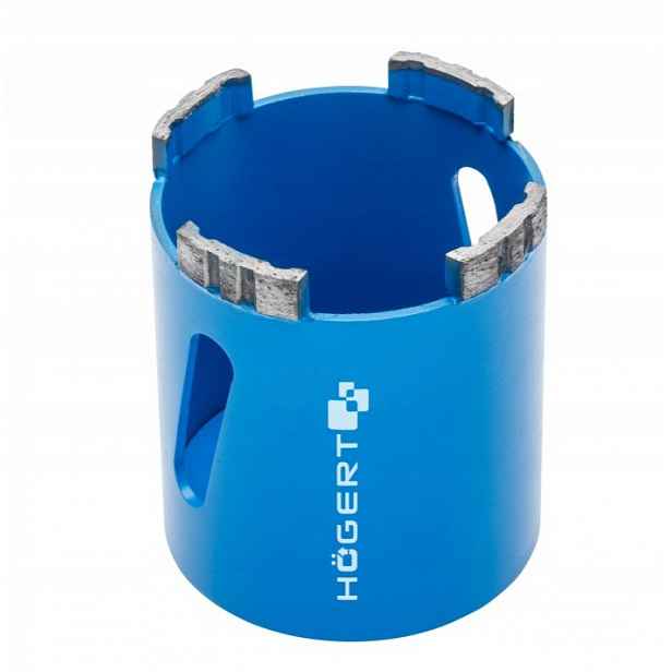 Hogert HT6D476 Korunkový Vrták Diamantová Korunka 68 mm Segment Turbo Pro Plechovky