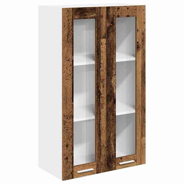 vidaXL Závěsná skříňka Staré dřevo 60 x 31 x 100 cm Kompozitní dřevo