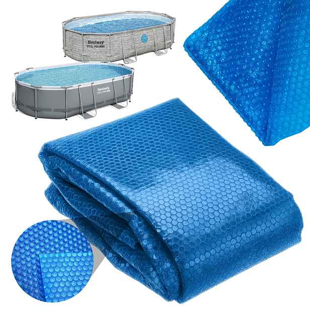 Bestway Steel Pro Max 488x305cm solární ohřívací Krycí Plachta podložka do bazénu