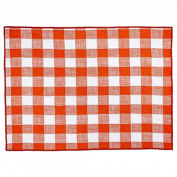 Butlers MEDLEY Prostírání látkové kostka 47 x 35 cm - oranžová