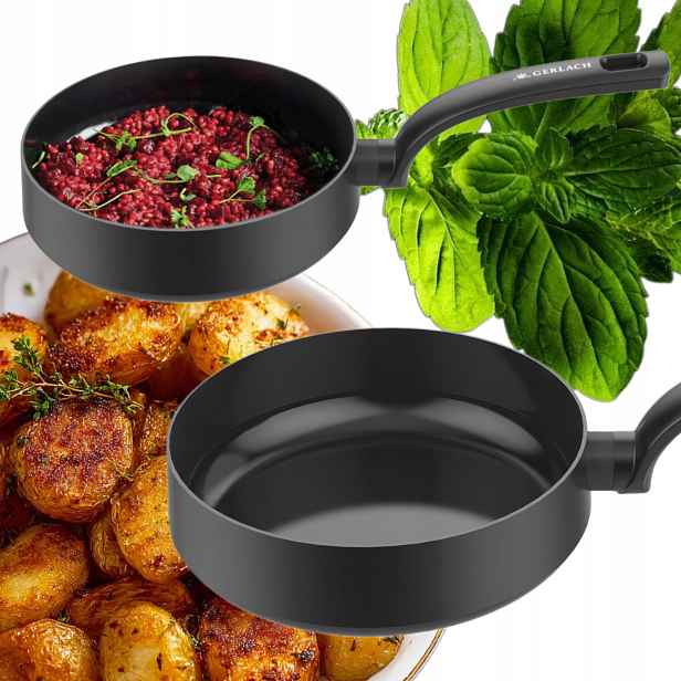 Gerlach Wings 28CM Keramická Pánev Nepřilnavá Indukce A Plyn Solid