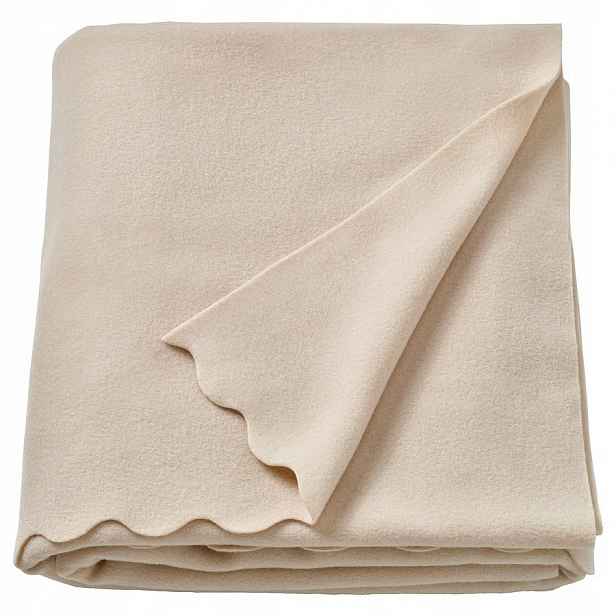 Ikea Daggkapor Pled 130x170 cm světle béžová deka
