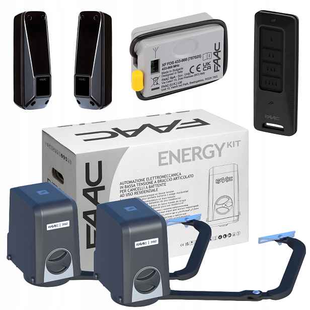 Faac Energy Automat na pohon dvoukřídlé otevírací brány dálkové ovládání Fds