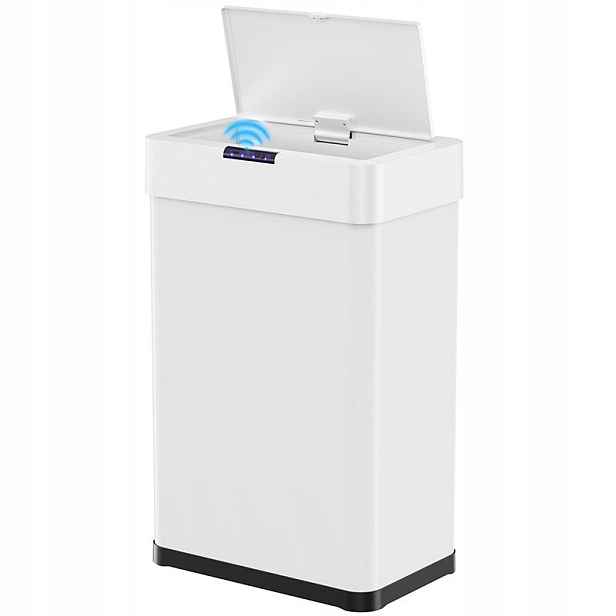 Kuchyňský odpadkový koš se senzorem LY-38, 50 l, bílý