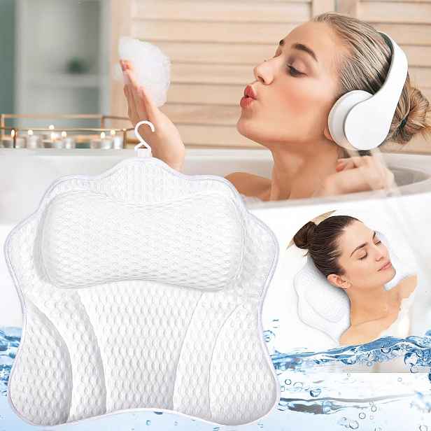 Polštář Do Vany Spa 4D Protiskluzová Síť S Přísavkami