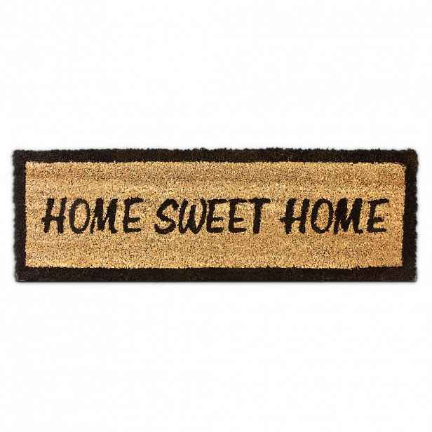 Relaxdays ROHOŽKA Přírodní kokos nápis Home Sweet Home 75x25 cm