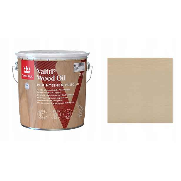 Tikkurila Valtti Wood Oil 2,7 L 5080 Vasa Ochranný Rozpouštědlový Olej