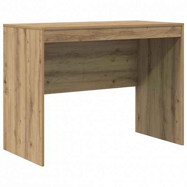 vidaXL Stůl Artisanový dub 100 x 50 x 76 cm