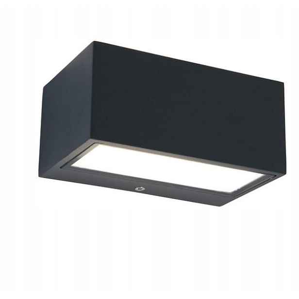 Venkovní Led lampa Gemini 11W antracit IP54 Lutec